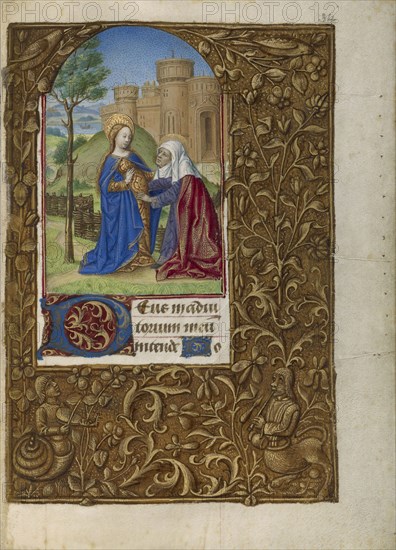 The Visitation; Associate of Georges Trubert, French, active Provence, France 1469 - 1508, Provence, France; about 1480 - 1490