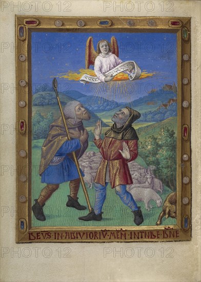 The Annunciation to the Shepherds; Georges Trubert, French, active Provence, France 1469 - 1508, Provence, France; about 1480