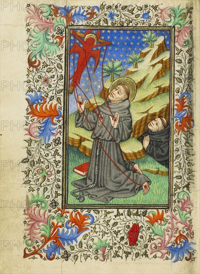 Saint Francis; Master of Sir John Fastolf, French, active before about 1420 - about 1450, or England; about 1430 - 1440
