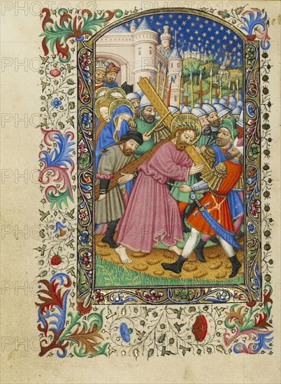 The Way to Calvary; Master of Sir John Fastolf, French, active before about 1420 - about 1450, France; about 1430 - 1440