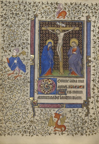 The Crucifixion; Follower of the Egerton Master, French , Netherlandish, active about 1405 - 1420, Paris, France; about 1410
