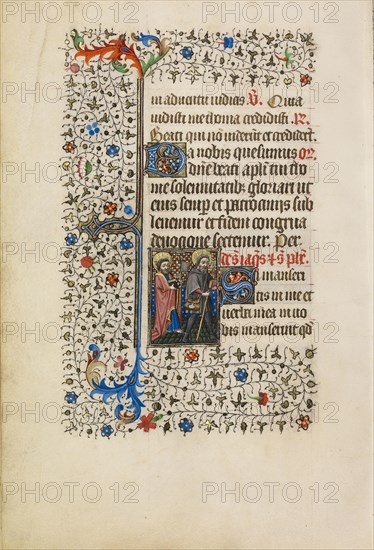 Saint James as a Pilgrim and Saint Philip with an Ax; Workshop of the Bedford Master, French, active first half of 15th century
