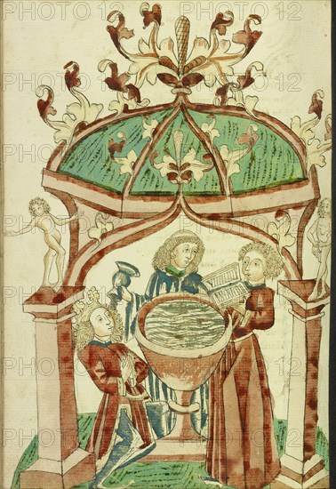 The Baptism of Josaphat; Follower of Hans Schilling, German, active 1459 - 1467, from the Workshop of Diebold Lauber German