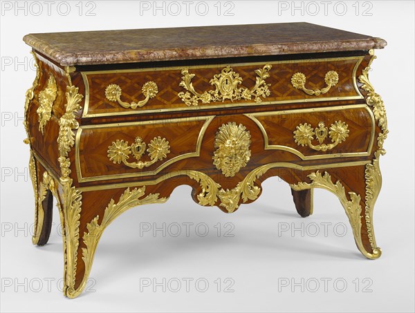 Commode; Attributed to the Workshop of André-Charles Boulle, French, 1642 - 1732, master before 1666, and restored in the 1740s