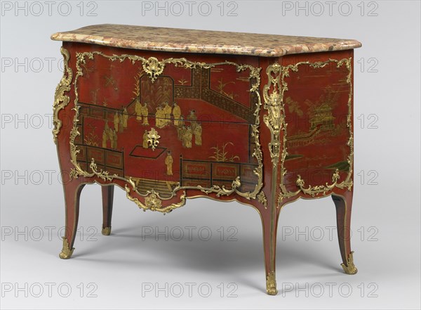 Commode; Bernard II van Risenburgh, French, after 1696 - about 1766, master before 1730, Paris, France; about 1740; Oak set