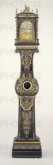 Long Case Clock, Régulateur, Case attributed to André-Charles Boulle, French, 1642 - 1732, master before 1666, and movement