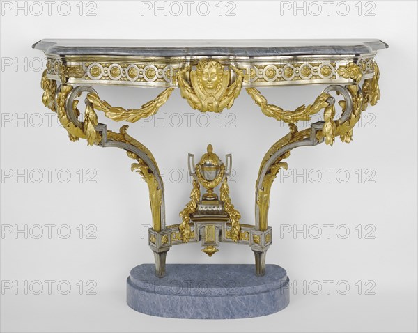 Console Table; Attributed to Pierre Deumier, French, active Paris 1760s, After a design attributed to Victor Louis, French