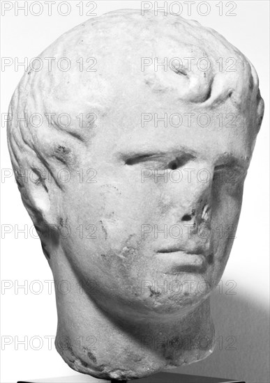Imitation of a Roman Male Portrait; Europe; 1900; Marble; 14 cm, 5 1,2 in