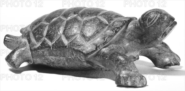 Imitation of a Toy Tortoise; Eastern Mediterranean, ?, 20th century; Basalt, black; 12.2 cm, 4 13,16 in