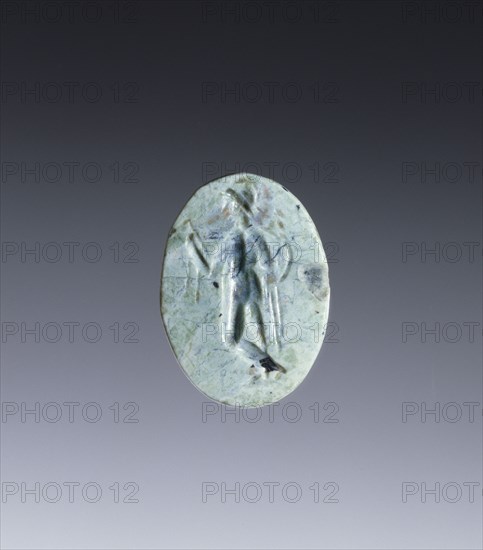 Engraved Gem; 1st century; Silicate; 0.9 × 0.7 × 0.2 cm, 3,8 × 1,4 × 1,16 in