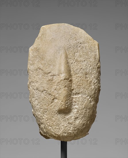 Head from a Female Figure; Goulandris Master, Cycladic, active 2500 - 2400 B.C., Cyclades, Greece; 2800 - 2200 B.C; Naxian