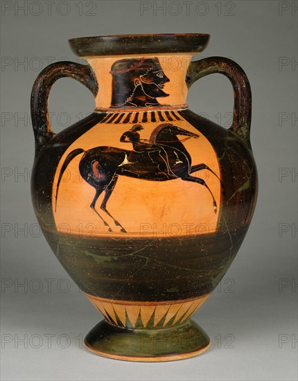 Storage Jar; Attributed to Painter of Acropolis 606, Greek, Attic, active 570 - 560 B.C., Athens, Greece; about 570 - 560 B.C