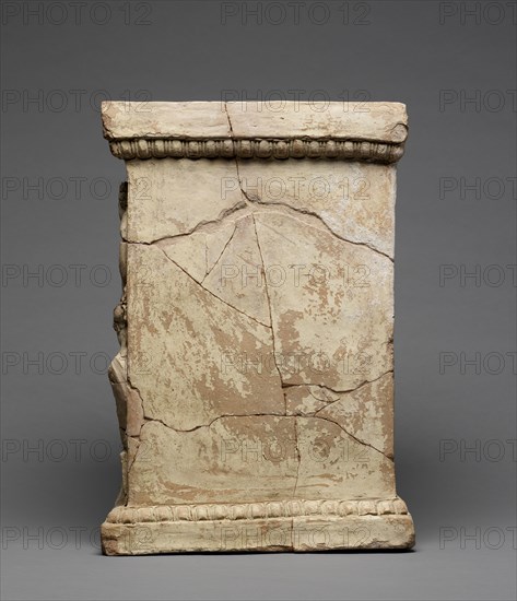 Altar with the Myth of Adonis; Calabria, Italy; 425 - 375 B.C; Terracotta with yellowish diluted clay, white slip and polychromy