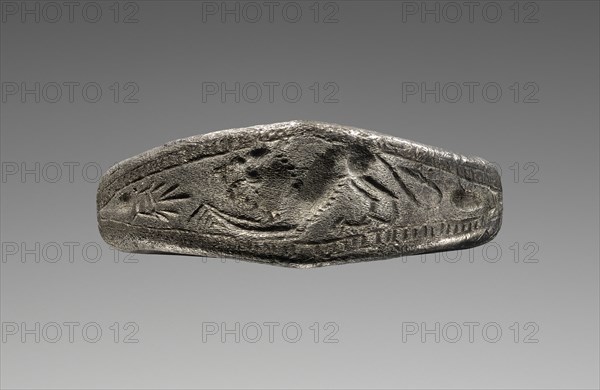 Ring; second half of 6th century B.C; Silver and tin; 2.7 cm, 0.016 kg, 1 1,16 in., 0.0353 lb