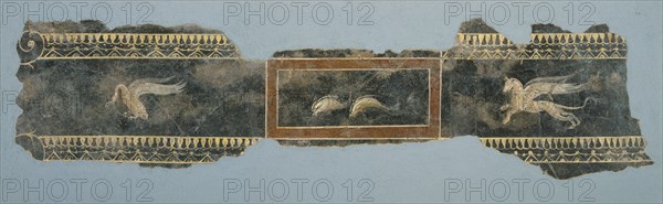 Fresco fragment; Italy; about 70; Fresco; 40 x 450 cm, 15 3,4 x 177 3,16 in