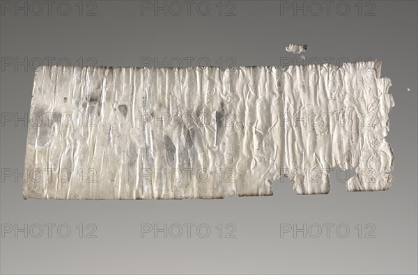 Lamella; Roman Empire; 3rd century; Silver; 4 x 10.9 cm, 1 9,16 x 4 5,16 in