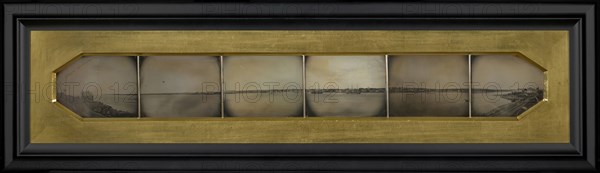 Panorama of New London, Connecticut; Charles H. Gay, American, active New London 1847 - 1851, about 1851; Daguerreotype