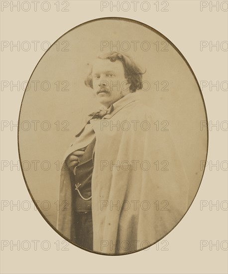 Self-portrait; Nadar, Gaspard Félix Tournachon, French, 1820 - 1910, about 1854; Salted paper print; 20.2 x 16 cm