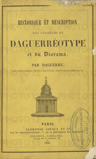 Historique et Description des Procedes du Daguerreotype et du Diorama; Louis-Jacques-Mandé Daguerre, French, 1787 - 1851, Paris
