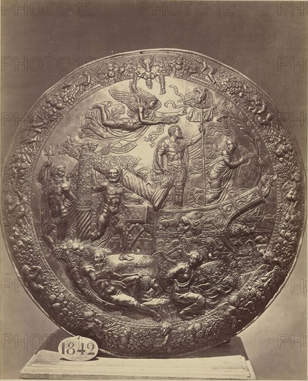 Shield of Charles V; Charles Clifford, English, 1819,1820 - 1863, Madrid, Spain; 1852 - 1862; Albumen silver print