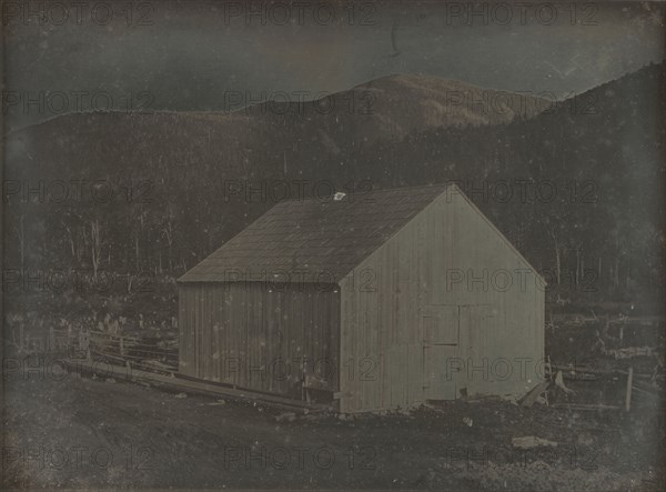 View of a Barn in New Hampshire; Dr. Samuel A. Bemis, American, 1793 - 1881, about 1840; Daguerreotype