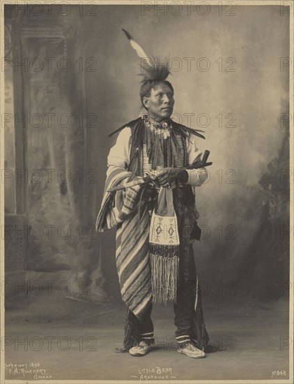 Alice Lone Bear, Sioux; Adolph F. Muhr, American, died 1913, Frank A. Rinehart, American, 1861 - 1928, 1899; Platinum print