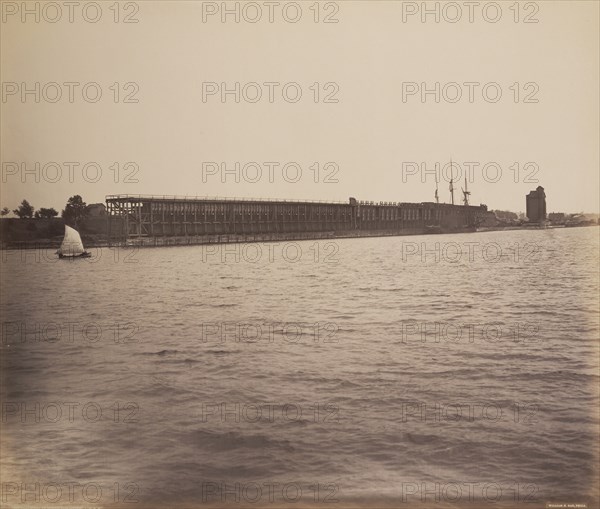 Coal Piers at North Fair Haven, L.V.R.R; William H. Rau, American, 1855 - 1920, North Fair Haven, New York, United States