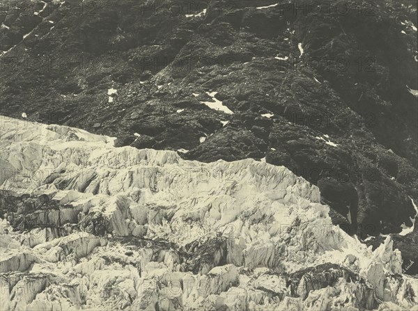 Rocky Landscape, Switzerland, The Alps; Aimé Civiale, Italian, 1821 - 1893, negative about 1866; print about 1882; Collotype