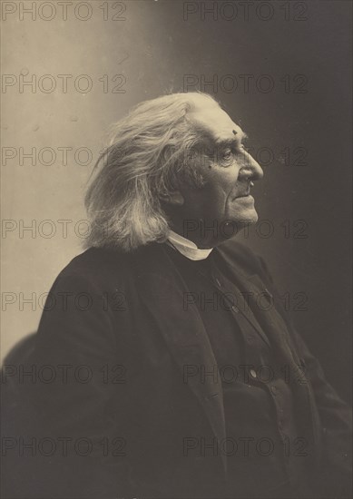 Franz Liszt; Nadar, Gaspard Félix Tournachon, French, 1820 - 1910, 1886; Gelatin silver print; 15.4 x 11 cm, 6 1,16 x 4 5,16 in