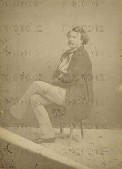 Self Portrait Félix Nadar; Nadar, Gaspard Félix Tournachon, French, 1820 - 1910, negative 1854; print 1870 - 1879; Albumen