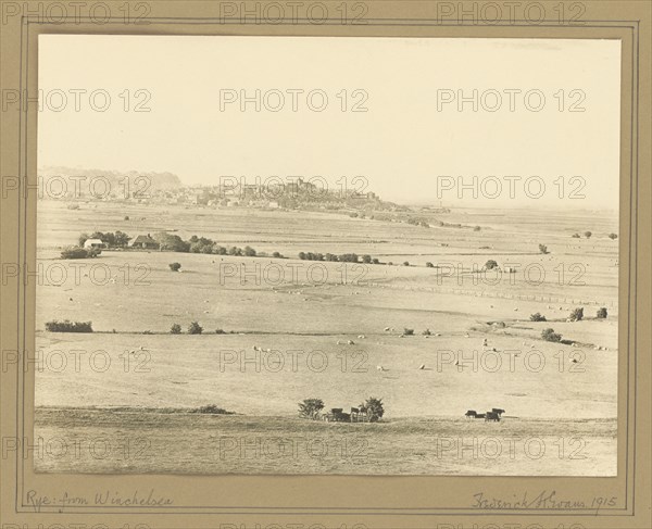 Rye: from Winchelsea; Frederick H. Evans, British, 1853 - 1943, 1915; Gelatin silver print; 15.4 x 20.5 cm, 6 1,16 x 8 1,16 in