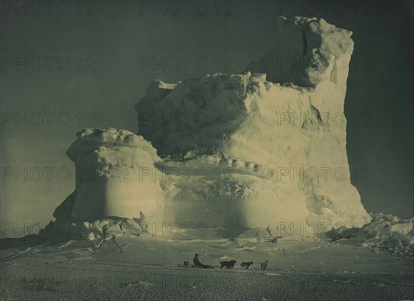 The Castle Bay; Herbert G. Ponting, British, 1870 - 1935, 1910 - 1913; Toned gelatin silver print; 55.2 x 75.9 cm