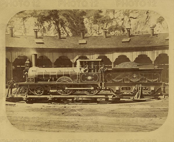 The Locomotive San Ramon; Bischoff & Spencer, active 1870s, 1870; Albumen silver print