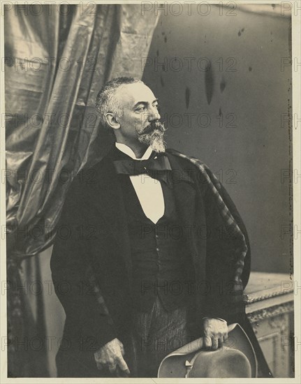 Portrait of a Gentleman; Achille Devéria, French, 1800 - 1857, or Théodule Devéria, French, 1831 - 1871, about 1850 - 1855