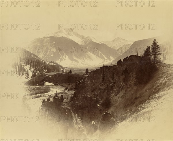 Sultan Mountain, Baker's Peak, Silverton, Colorado; William Henry Jackson, American, 1843 - 1942, about 1878; Albumen silver