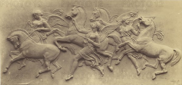 Gibson bas relief - The Hours; Robert Macpherson, Scottish, 1811 - 1872, 1850s; Albumen silver print