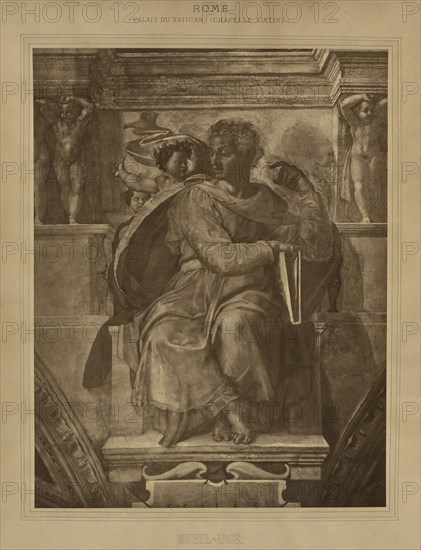 Rome - Palais du Vatican - Chapelle Sixtine, Michel-Ange; Adolphe Braun, French, 1811 - 1877, France; about 1869; Carbon print
