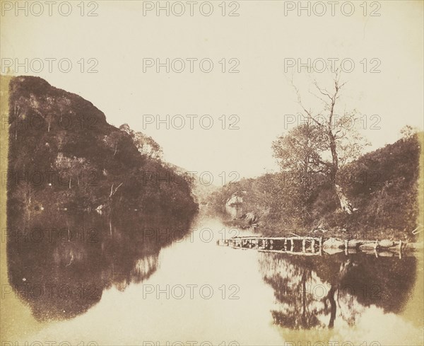 Loch Katrine; William Henry Fox Talbot, English, 1800 - 1877, Scotland; October 1844; Salted paper print; 17 × 20.9 cm