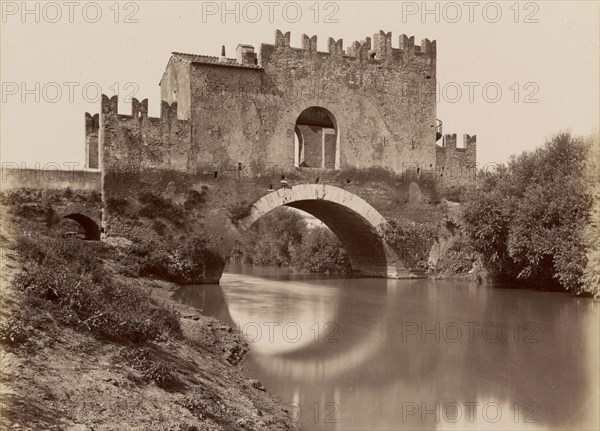 Ponte Nomentano; James Anderson, British, 1813 - 1877, about 1845 - 1877; Albumen silver print