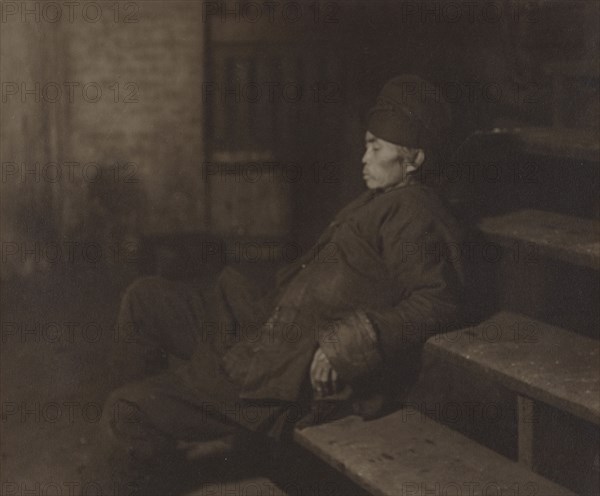 Opium Smoker, Chinatown, San Francisco,The Opium Fiend; Arnold Genthe, American, born Germany, 1869 - 1942, San Francisco