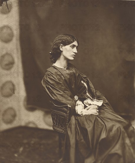 Portrait of Jane Morris, Mrs. William Morris, John Robert Parsons, British, about 1826 - 1909, active 1860s - 1870s, Cheyne