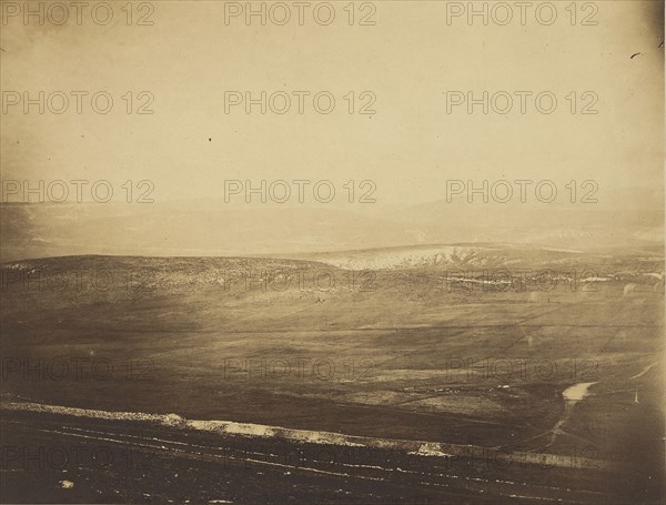 Plains of Balaklava; Roger Fenton, English, 1819 - 1869, Crimea; 1855; published February 29, 1856; Salted paper print