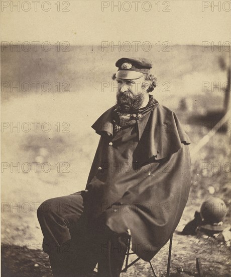 Colonel Gordon, Royal Engineer; Roger Fenton, English, 1819 - 1869, 1855; published November 1, 1855; Salted paper print