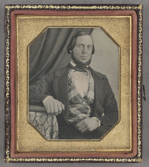 Portrait of a Young Man; American; about 1847; Daguerreotype
