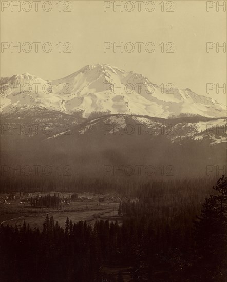 Mount Shasta from Sissions; William Henry Jackson, American, 1843 - 1942, California; about 1890; Albumen silver print