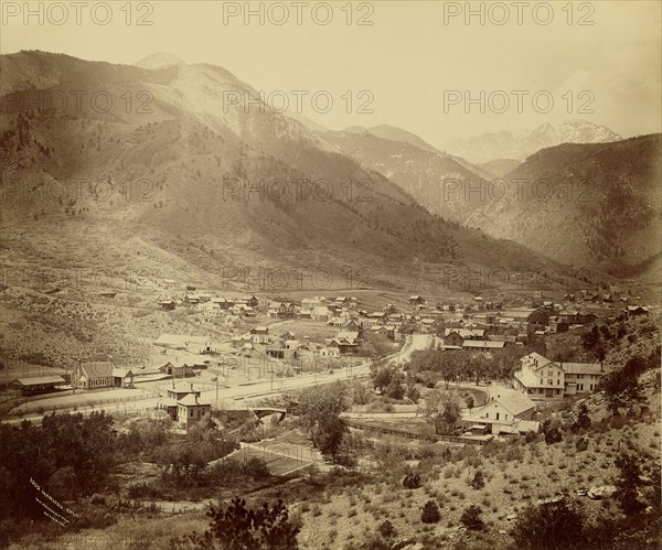 Manitou, Colorado; William Henry Jackson, American, 1843 - 1942, about 1880; Albumen silver print