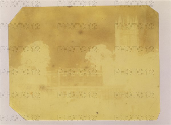 Botanical Garden, Oxford; William Henry Fox Talbot, English, 1800 - 1877, 1842; Paper negative, iodide fixed; 15.7 × 20.8 cm