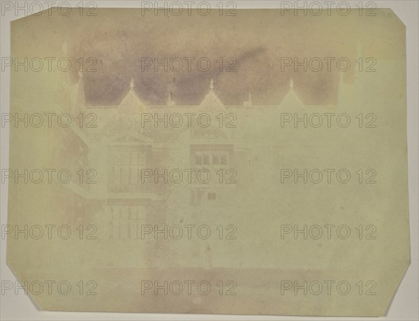 Corsham Court, Wilts; William Henry Fox Talbot, English, 1800 - 1877, April 17, 1841; Paper negative, iodide fixed