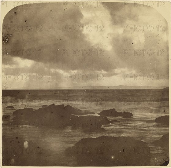 Waves; A. Foncelle, French, active about 1870, about 1870; Albumen silver print