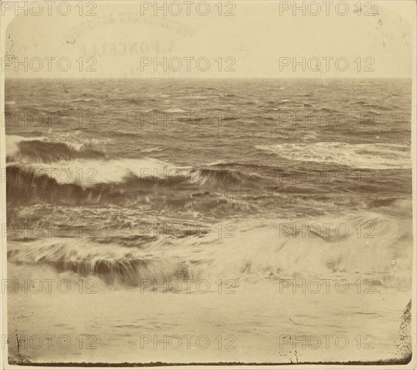 Waves; A. Foncelle, French, active about 1870, about 1870; Albumen silver print